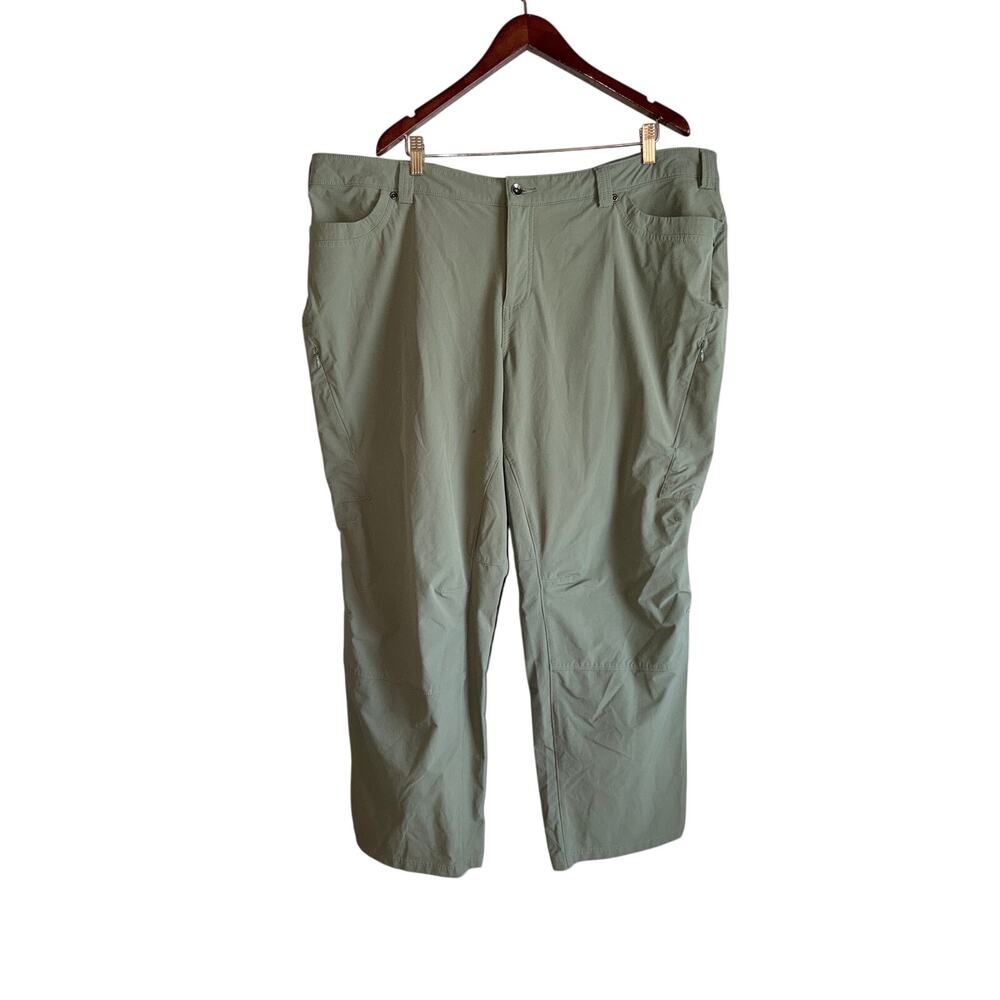 Duluth trading co women’s nylon blend green flexpedition pants plus size 24W